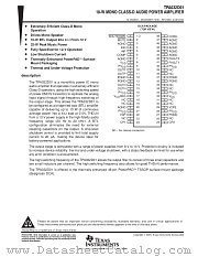 TPA032D01DCAR datasheet pdf Texas Instruments