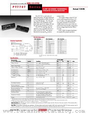 PT7707A datasheet pdf Texas Instruments
