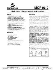 MCP1612 datasheet pdf Microchip