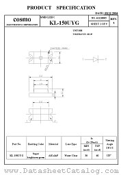 KL150UYG datasheet pdf Cosmo Electronics