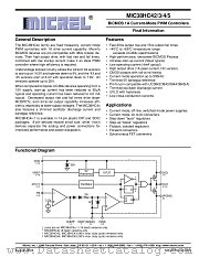 MIC38HC42 datasheet pdf Micrel Semiconductor