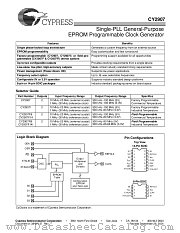CY2907F8 datasheet pdf Cypress