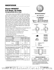 MMDF2C02ER2 datasheet pdf ON Semiconductor
