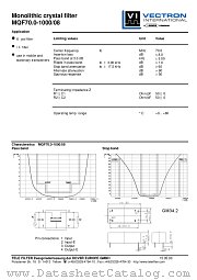 MQF70.0-1000/08 datasheet pdf Vectron