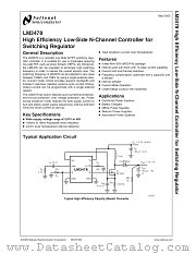 LM3478EVAL datasheet pdf National Semiconductor