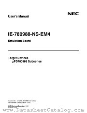 IE-780988-NS-EM4 datasheet pdf NEC