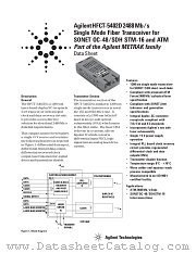 HFCT-5402D datasheet pdf Agilent (Hewlett-Packard)