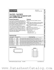 74LVTH573SJX datasheet pdf Fairchild Semiconductor