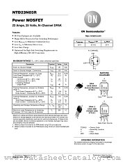 NTD23N03R-001 datasheet pdf ON Semiconductor
