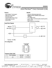 CY2212ZC-2 datasheet pdf Cypress