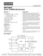 SPT7883SIR datasheet pdf Fairchild Semiconductor