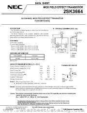 2SK3664 datasheet pdf NEC