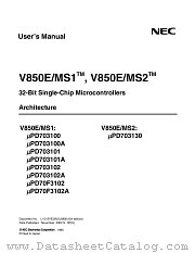 UPD70F3102 datasheet pdf NEC