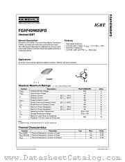 FGAF40N60UFD datasheet pdf Fairchild Semiconductor