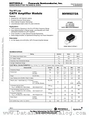 MHW8272A datasheet pdf Freescale (Motorola)