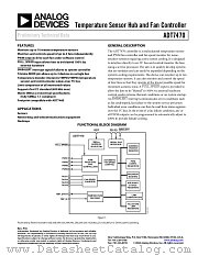 ADT7470 datasheet pdf Analog Devices