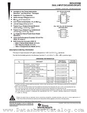 SN74LVC2G86YEPR datasheet pdf Texas Instruments