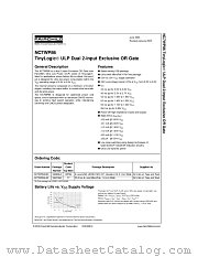 NC7WP86L8X datasheet pdf Fairchild Semiconductor