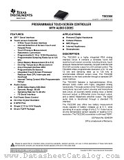 TSC2300IPAGR datasheet pdf Texas Instruments