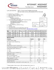 IKW20N60T datasheet pdf Infineon