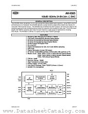 AK4385 datasheet pdf AKM