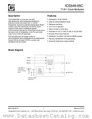 ICS548-05C datasheet pdf Texas Instruments