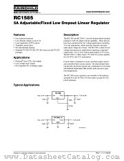 RC1585D15T datasheet pdf Fairchild Semiconductor