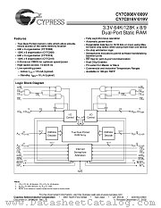 CY7C009V-15AC datasheet pdf Cypress