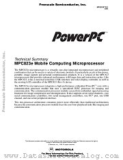 MPC823E datasheet pdf Freescale (Motorola)