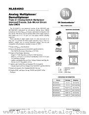 NLAS4053 datasheet pdf ON Semiconductor
