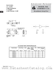 DAMB6413-X datasheet pdf DAICO Industries
