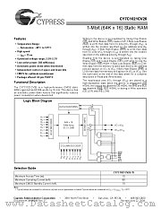 CY7C1021CV26-15ZE datasheet pdf Cypress
