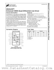 DS34LV87 MWC datasheet pdf National Semiconductor