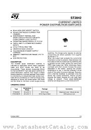 ST2042BD datasheet pdf ST Microelectronics