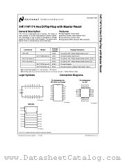 JM38510/34107SFA datasheet pdf National Semiconductor