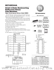 MC74HC244ADWR2 datasheet pdf ON Semiconductor