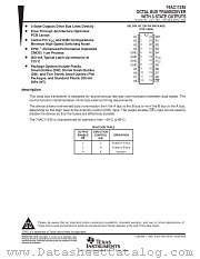 74AC11245NT datasheet pdf Texas Instruments
