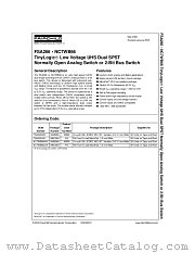 NC7WB66L8X datasheet pdf Fairchild Semiconductor