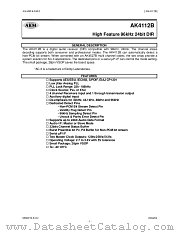 AK4112B datasheet pdf AKM