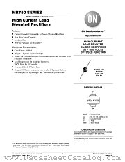 MR752RL datasheet pdf ON Semiconductor