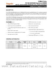 HYM72V12C756BS4 datasheet pdf Hynix Semiconductor