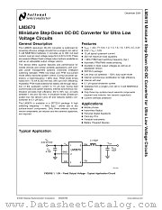 LM3670MFX-1.8 datasheet pdf National Semiconductor
