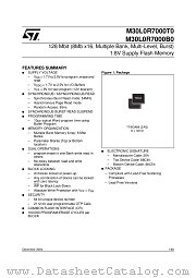 M30L0R7000B0ZAQF datasheet pdf ST Microelectronics