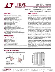 LTC1053 datasheet pdf Linear Technology