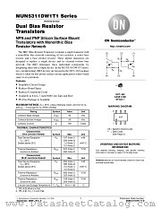 MUN5331DW1 datasheet pdf ON Semiconductor