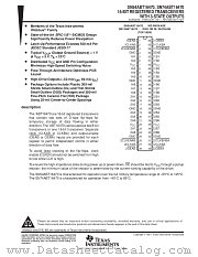 SN74ABT16470DLR datasheet pdf Texas Instruments