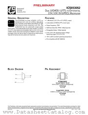 ICS853052 datasheet pdf Texas Instruments