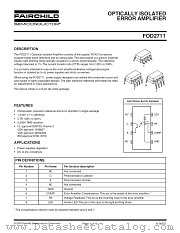 FOD2711V datasheet pdf Fairchild Semiconductor