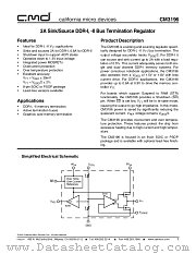 CM3196-12SN datasheet pdf California Micro Devices Corp