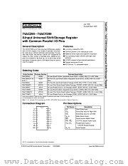 74AC299SJX datasheet pdf Fairchild Semiconductor